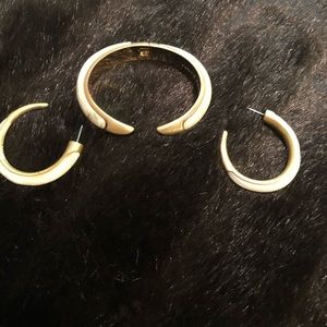 Vince Camuto bracelet/earrings - include backs